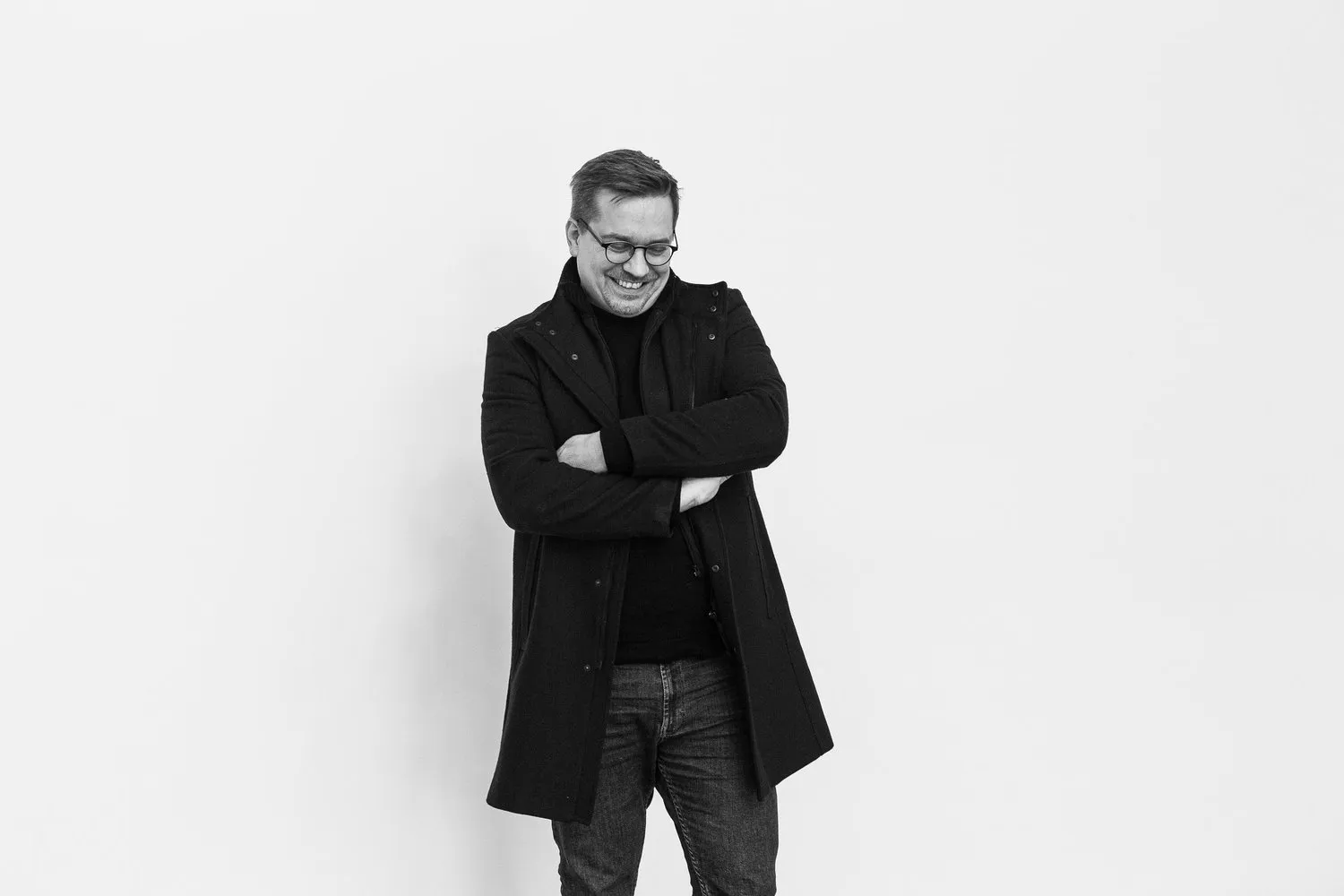 Roman Thomas, Portrait, Schwarzweiß